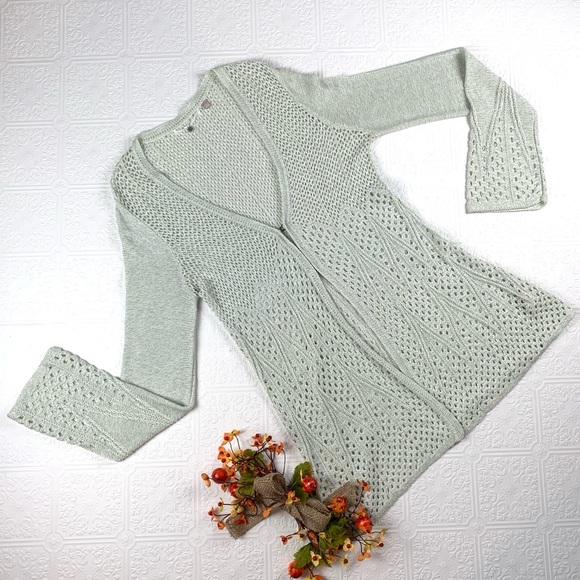 Anthro Knitted & Knotted Bella Cardigan SZ M - Picture 1 of 8